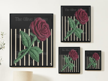 Artwork: Embroidered Rose