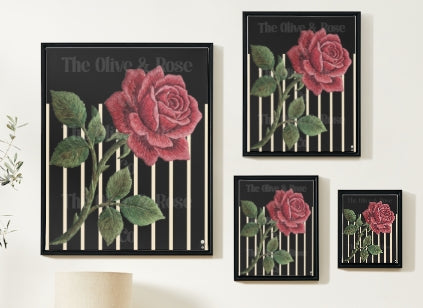 Artwork: Embroidered Rose