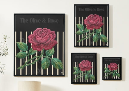 Artwork: Embroidered Rose