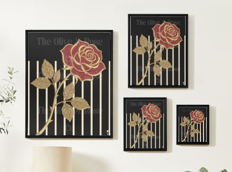 Artwork: Embroidered Rose