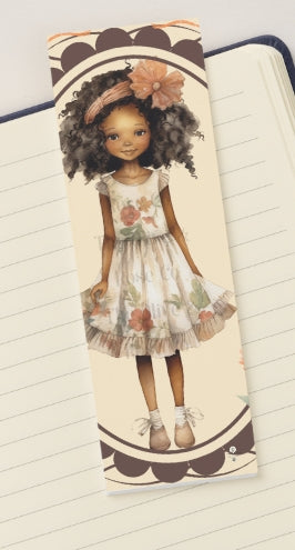Bookmark: Flower Girl