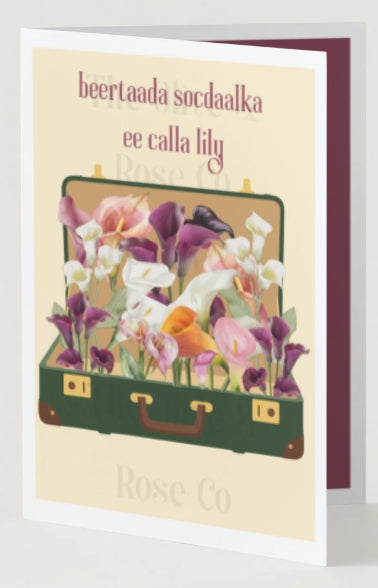Mental Health: Your Traveling Calla Lily Garden