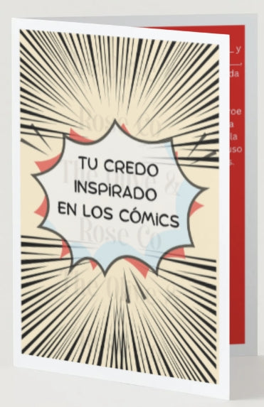 Fill in the Blank: Credo: Comic Book Inspired