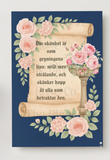 Affirmations: Medieval: Thy Beauty