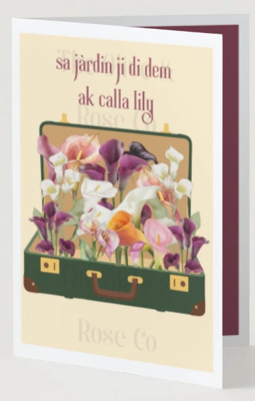 Mental Health: Your Traveling Calla Lily Garden