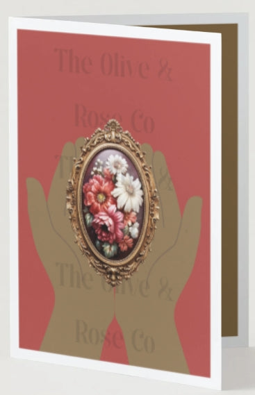 Victorian Brooch Hands Holding