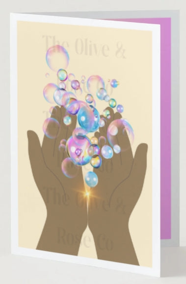 Hands Holding: Bubbles