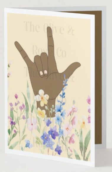 ASL: I Love You Floral