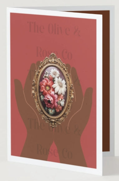 Victorian Brooch Hands Holding