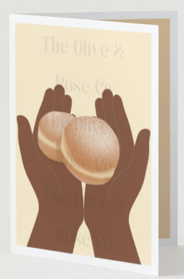 Hands Holding: Bomboloni Donuts