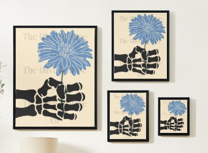 Artwork: Skeleton Hand: A Flower for You