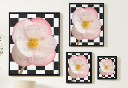 Artwork: Floral Check