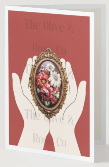 Victorian Brooch Hands Holding