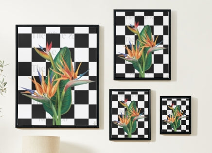 Artwork: Floral Check