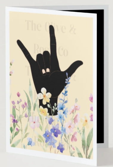 ASL: I Love You Floral