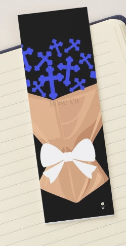 Bookmark: Cross Bouquet