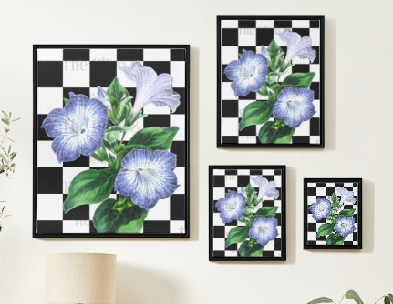 Artwork: Floral Check