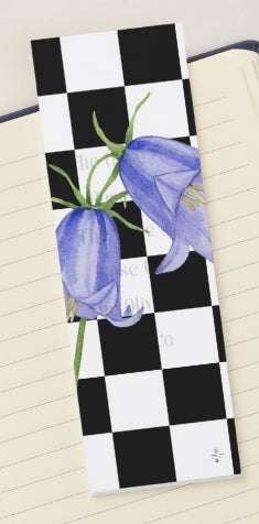 Bookmark: Floral Check