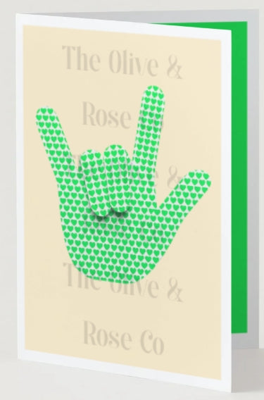 ASL: I Love You Hearts