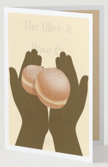 Hands Holding: Bomboloni Donuts