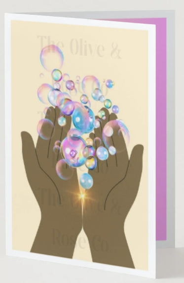 Hands Holding: Bubbles