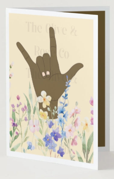 ASL: I Love You Floral