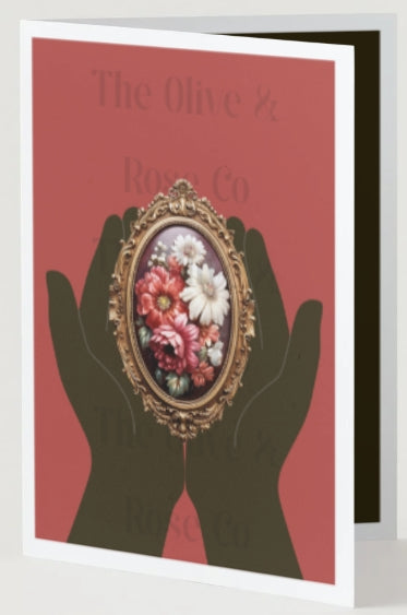 Victorian Brooch Hands Holding