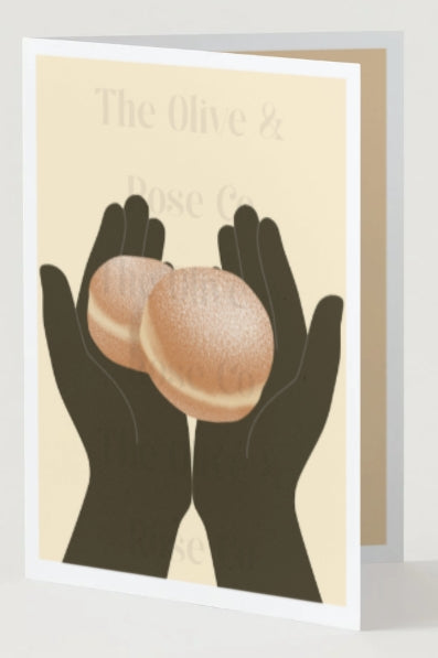 Hands Holding: Bomboloni Donuts