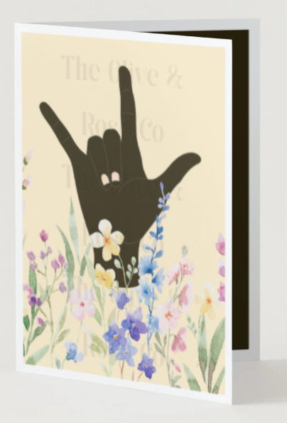 ASL: I Love You Floral
