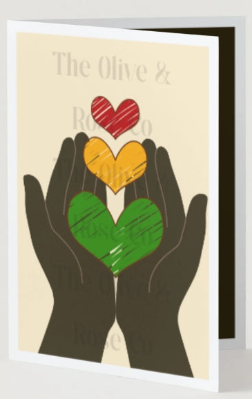 Celebrating Juneteenth Everyday: Hands Holding Hearts