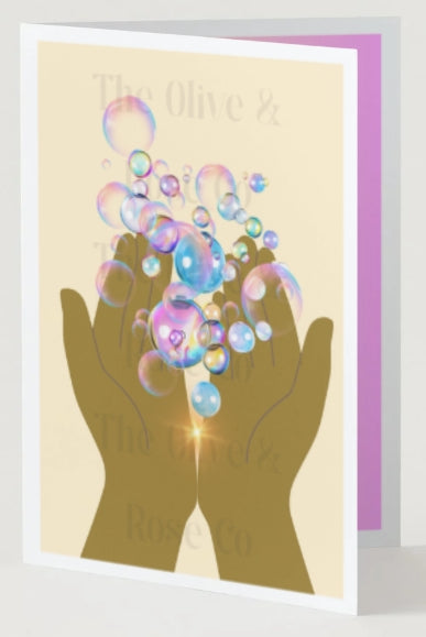 Hands Holding: Bubbles