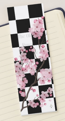 Bookmark: Floral Check