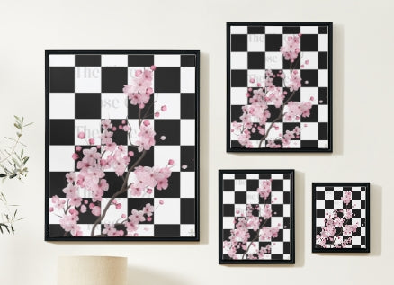 Artwork: Floral Check