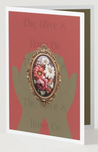 Victorian Brooch Hands Holding