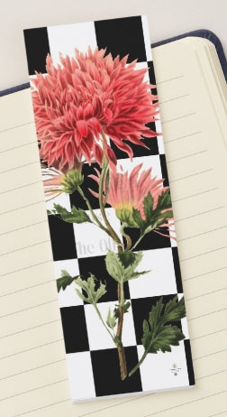 Bookmark: Floral Check