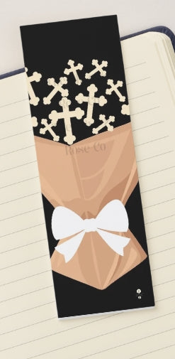 Bookmark: Cross Bouquet