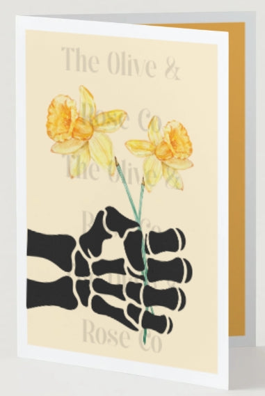 Skeleton Hand: A Flower for You