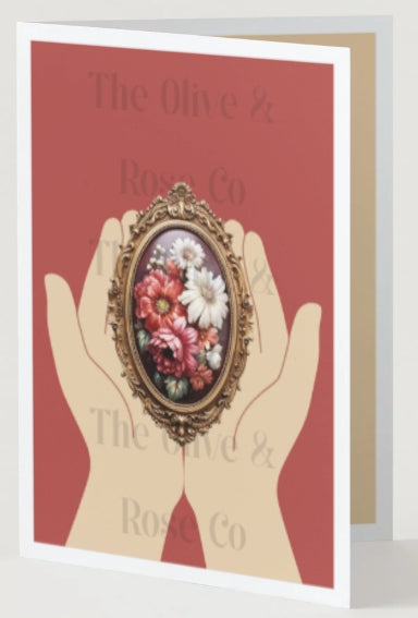 Victorian Brooch Hands Holding