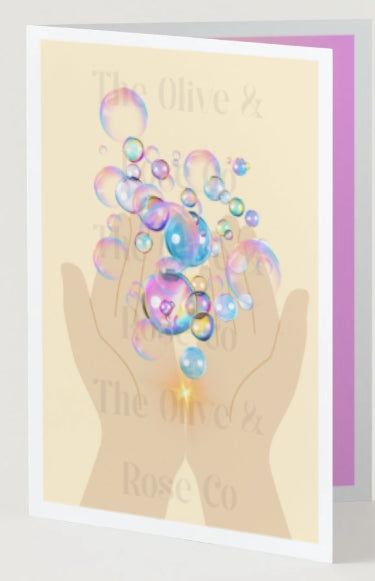 Hands Holding: Bubbles