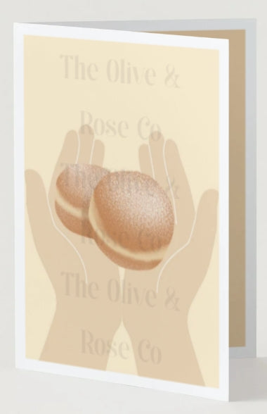 Hands Holding: Bomboloni Donuts