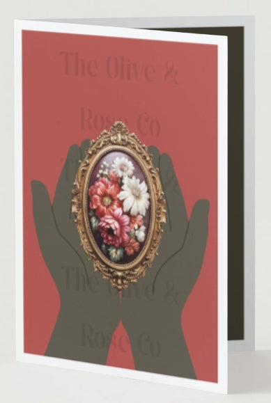 Victorian Brooch Hands Holding