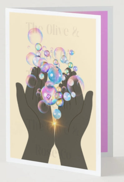 Hands Holding: Bubbles