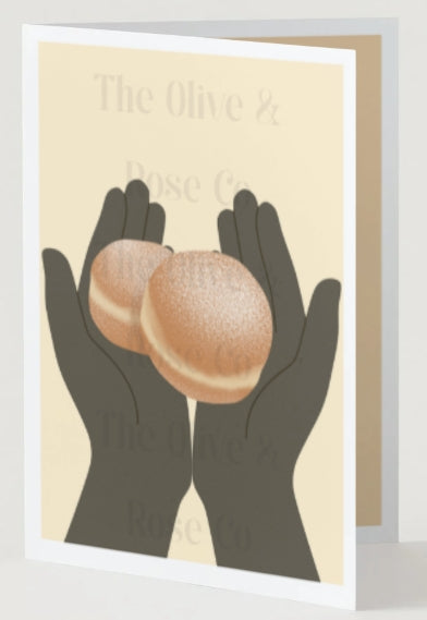 Hands Holding: Bomboloni Donuts