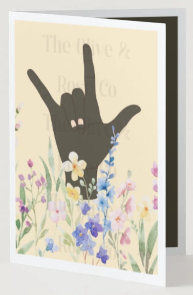 ASL: I Love You Floral