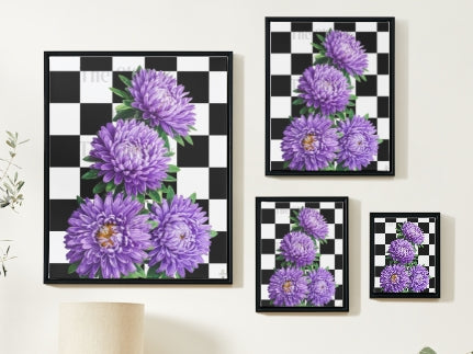 Artwork: Floral Check