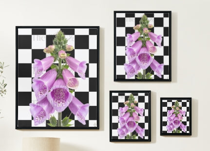 Artwork: Floral Check