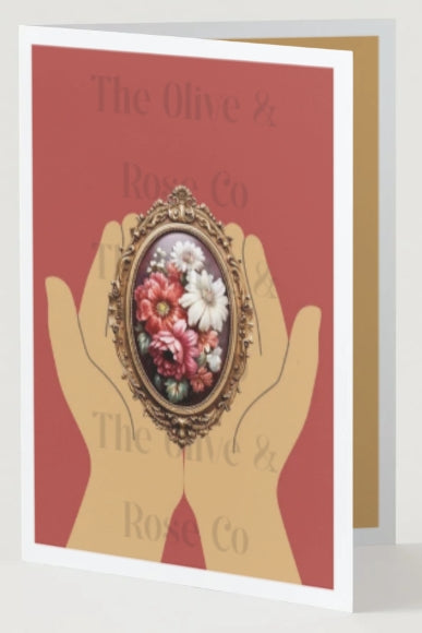 Victorian Brooch Hands Holding