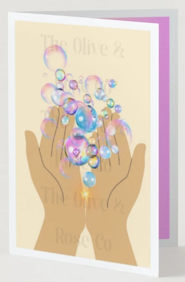 Hands Holding: Bubbles