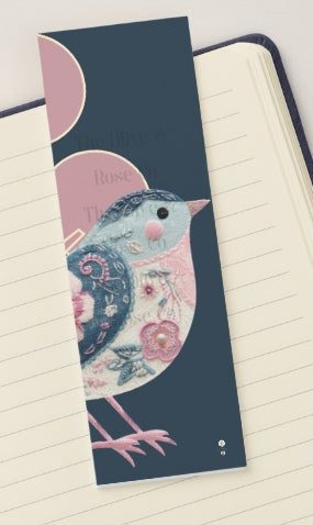 Bookmark: Patchwork Songbird
