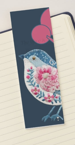 Bookmark: Patchwork Songbird